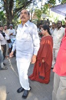 Celebs at Akkineni Annapurna Condolences